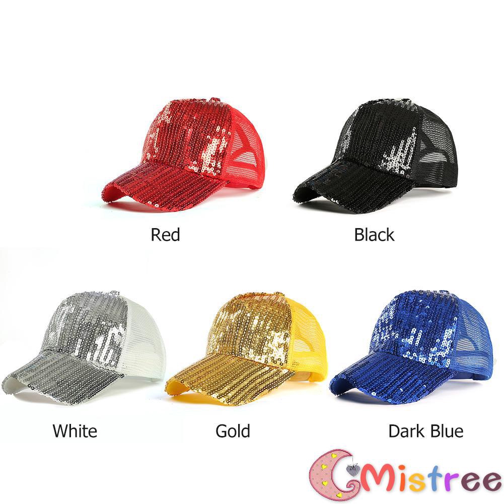 sequin ball caps