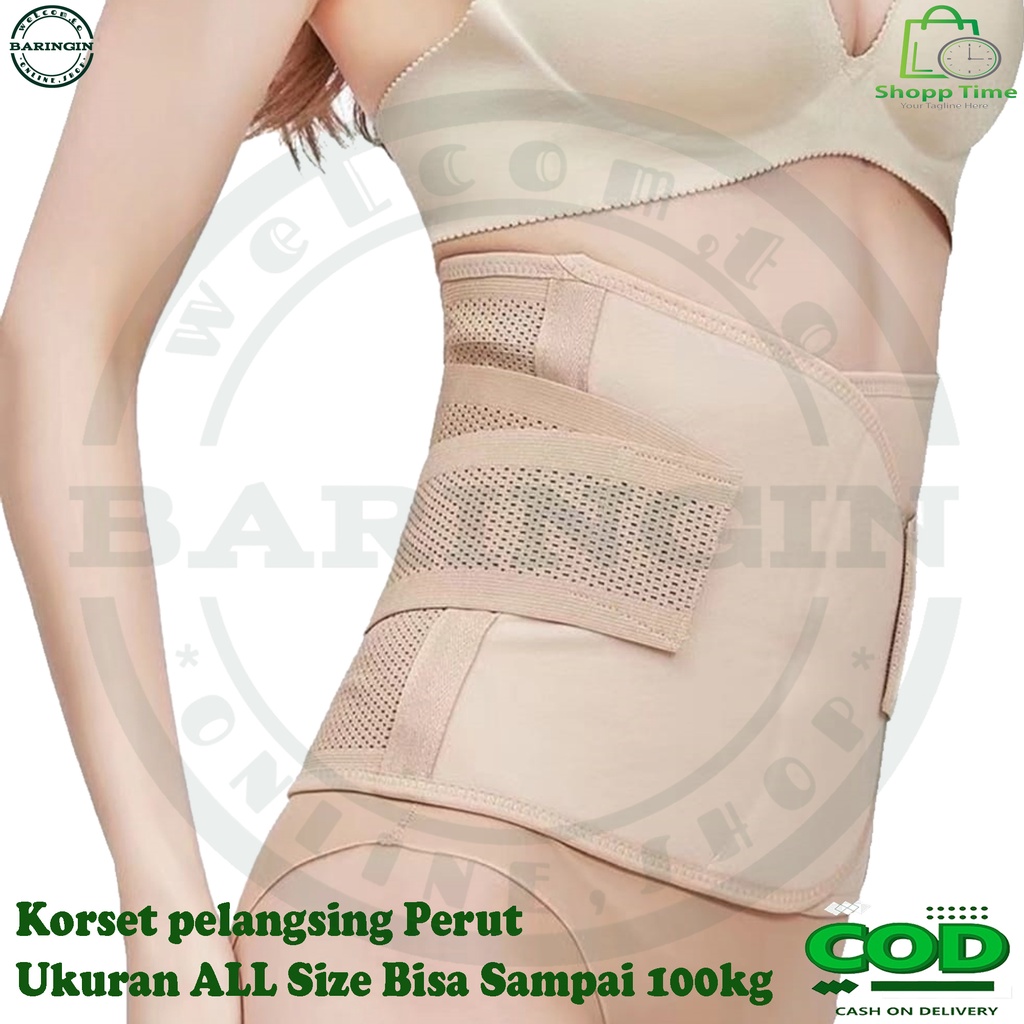 Korset Pelangsing Perut Buncit Wanita Korset-Korset Melahirkan Korset Slimming Suit-Korset Pelangsing Stagen  Korset setelah melahirkan