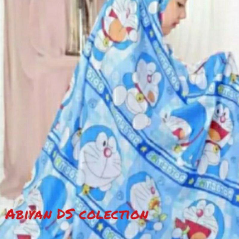 Mukena dewasa doraemon kotak