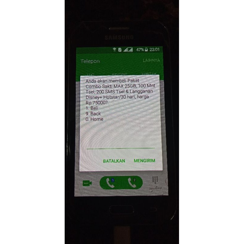 Kartu Sakti 25GB + 100 mnt + 200 sms sesama Telkomsel hanya 75.000/30hari