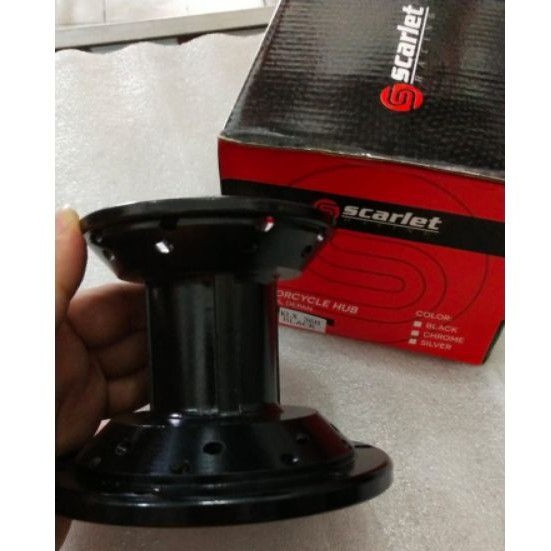 TROMOL KLX 150  D TRACKER H36 DEPAN DOUBLE BEARING HITAM BLACK SCARLET