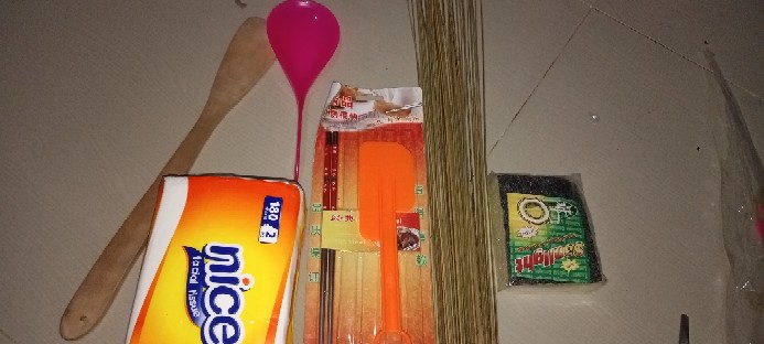 Centong Pelangi / Sendok Nasi / Plastik / Warna / Souvenir