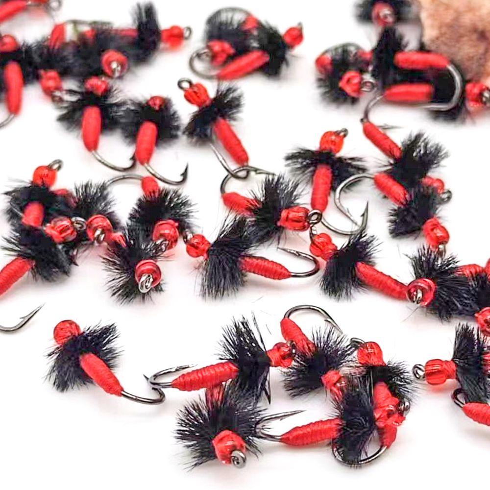 Top 5pcs Buatan Insect Lure DIY Kait Alat Pancing Lalat Kering Semut