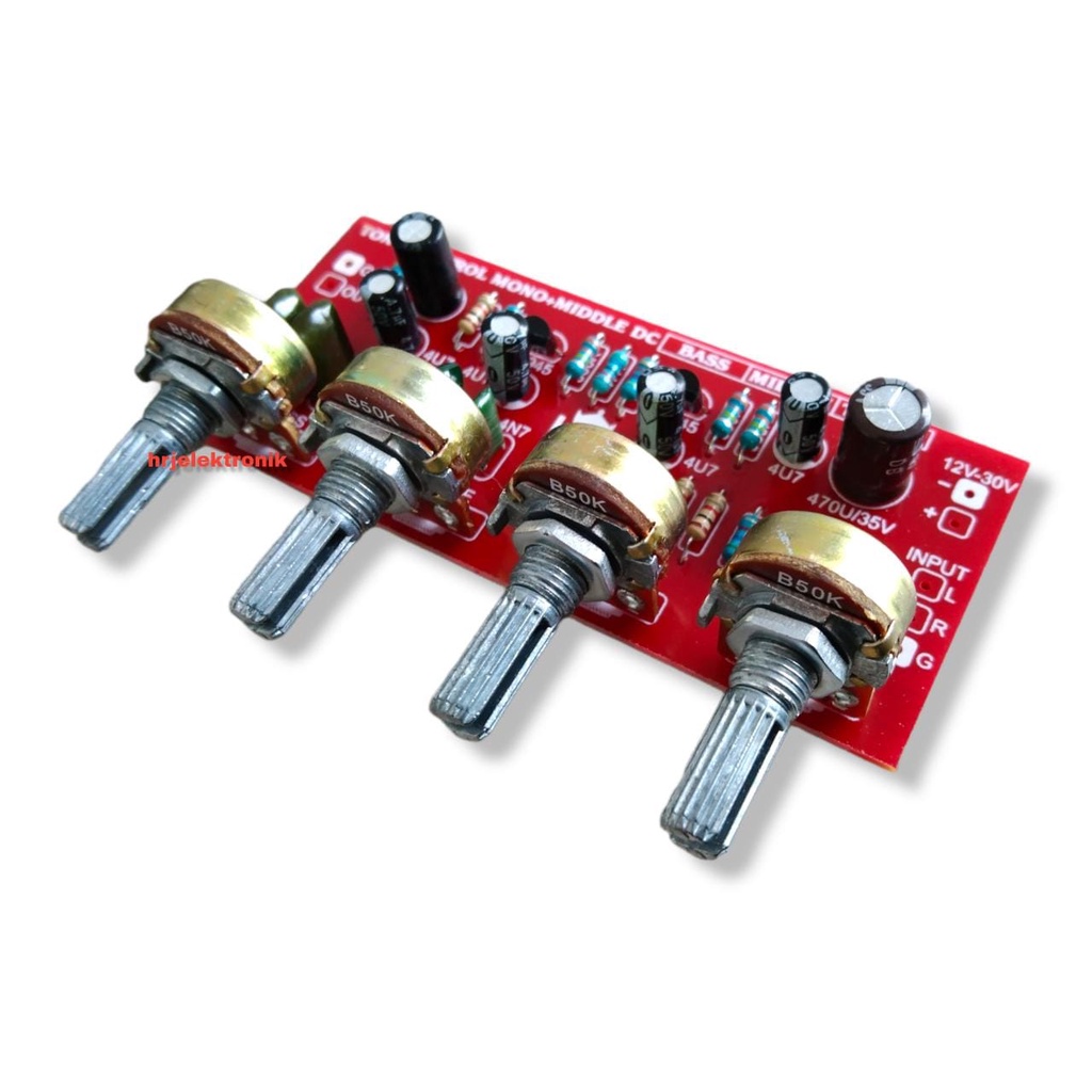 Tone control Middle 4 potensio