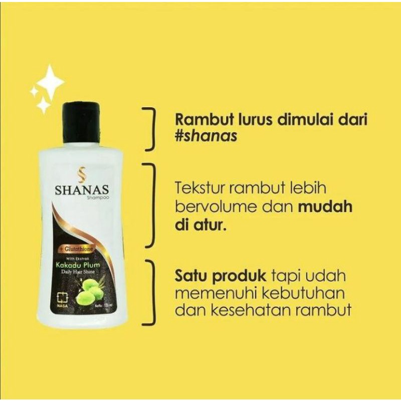 SHANAS SHAMPOO ANTI RONTOK ANTI KETOMBE ANTI KUTU