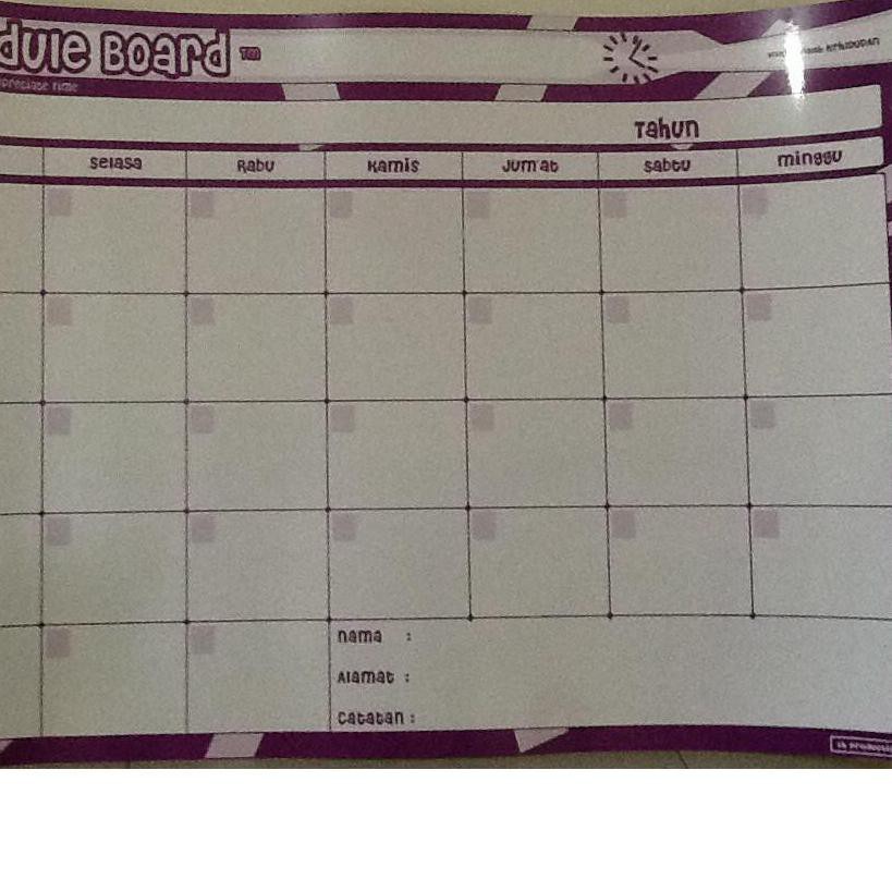 

SALE!! (gjx-713) Schedule Board / Schedule Board Warna Dasar dan Pastel Terlaris dan Termurah