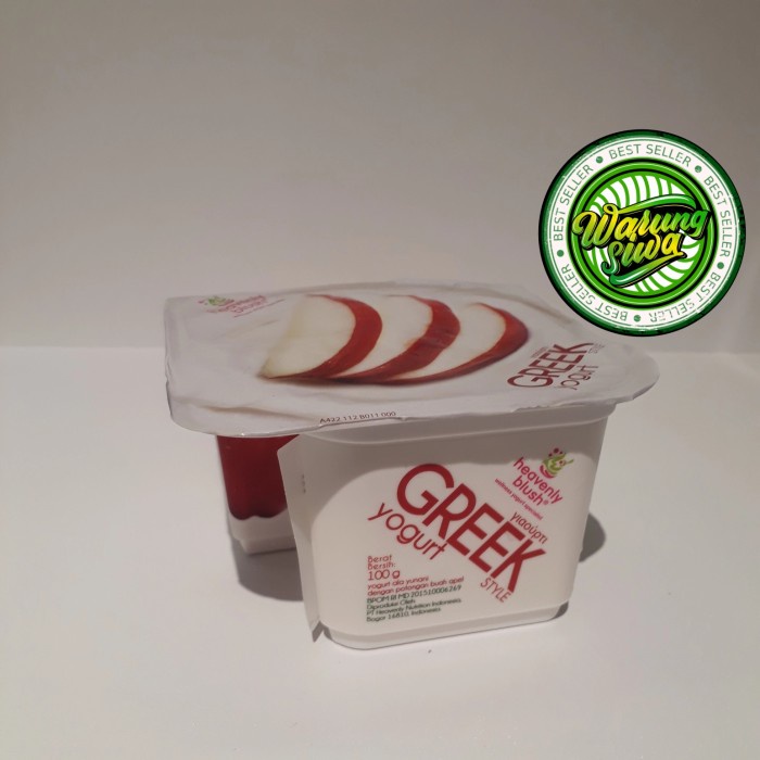 

heavenly blush greek yogurt apel 100gr