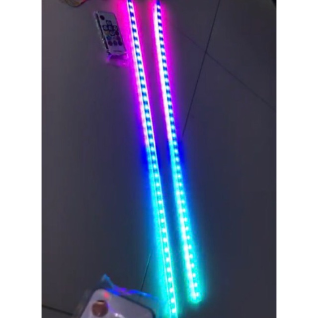 Lampu Alis Mobil Motor Senja RGB Sein Running + Remote