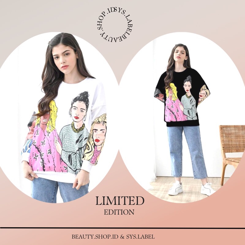 [IMPORT] Sweater Zra Oversize - Sweater Jumbo - Sweater Wanita - Sweater Premium