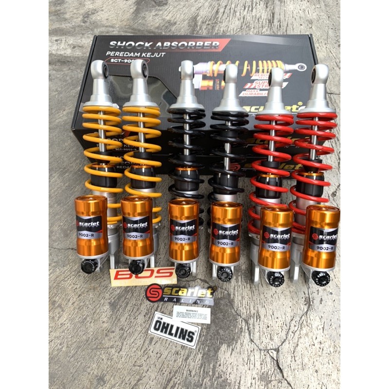 Shockbreaker Tabung bawah nmax pcx aerox 335mm Shock tabung bawah nmax pcx Scarlet original uk 335'm