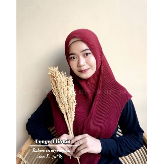 bergo plisket ceruty