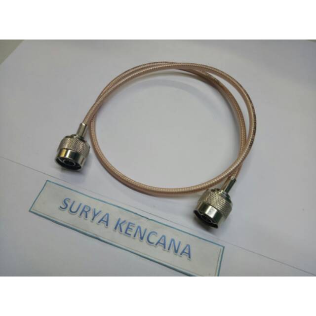 KABEL JUMPER N MALE TO N MALE RG58 D ANTENNA 68CM JUMPER RIG HT SWR DUPLEXER REPEATER MOTOROLA