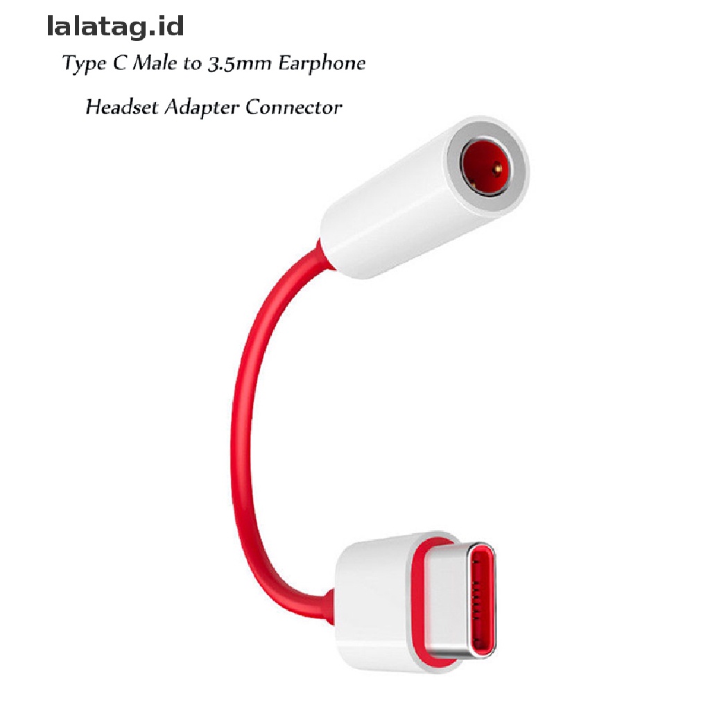 (lalatag) Adapter Jack Audio Aux Earphone Usb Tipe-C Ke 3.5mm Untuk Oneplus 6T 7 Pro