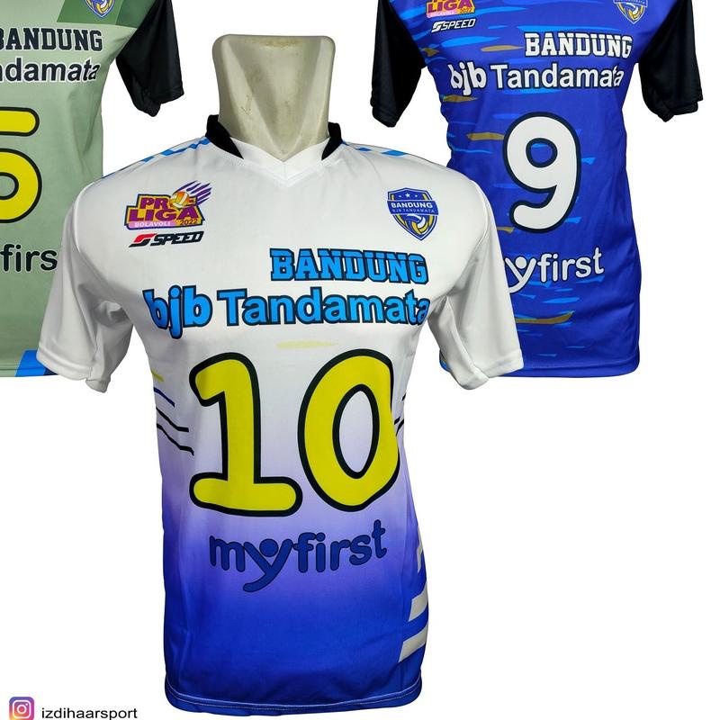 jersey voli printing BJB kaos proliga bjb 2022 baju volley proliga IZDIHAARSPORT