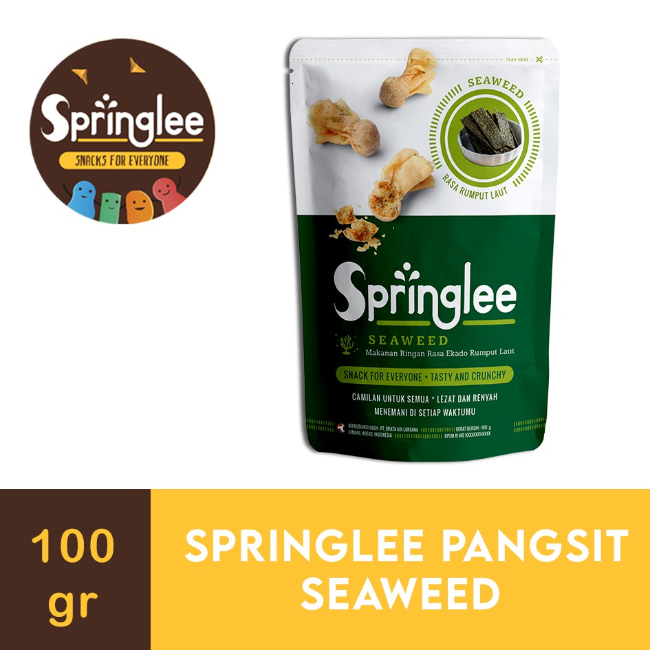 

Springlee Pangsit Rumput Laut / Seaweed