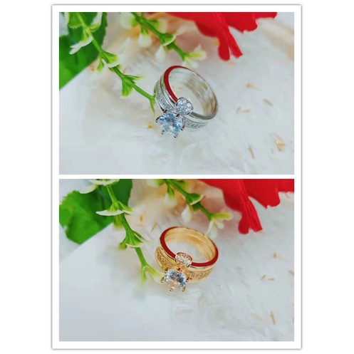 Cincin Xuping Permata Lapis Emas Perhiaan Fashion F15-16