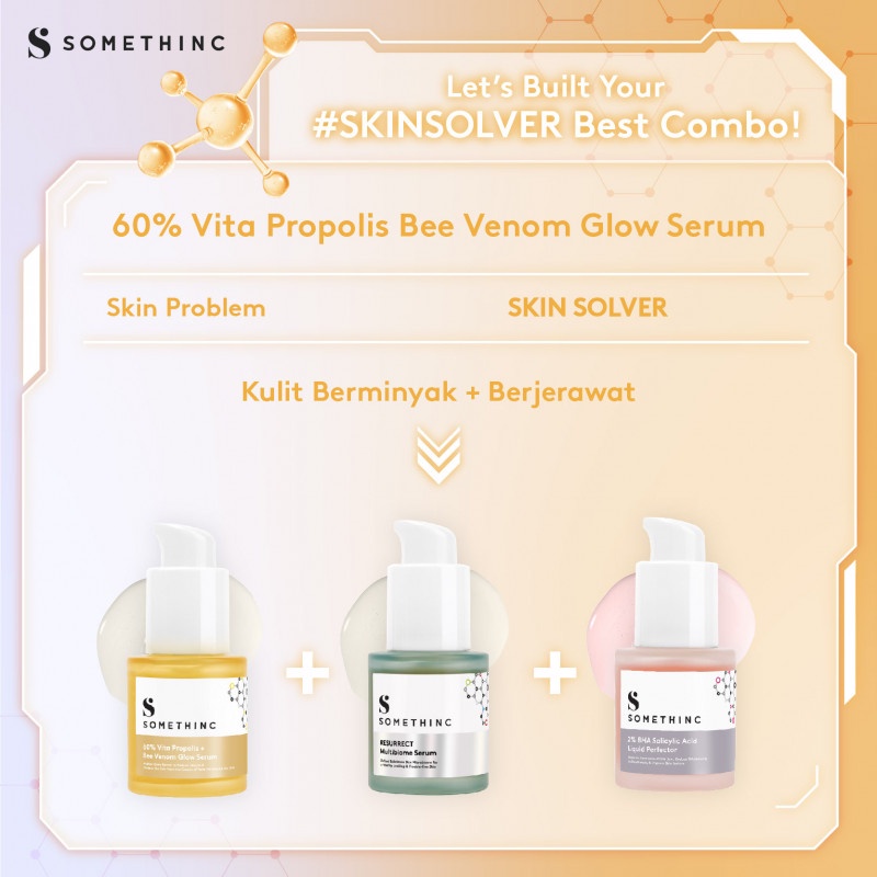 SOMETHINC 60% Vita Propolis + Bee Venom Glow Serum SKIN SOLVER Serum