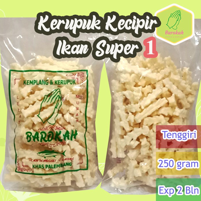

KERUPUk KECIPIR SUPER IKAN TENGGIRI PALEMBANG