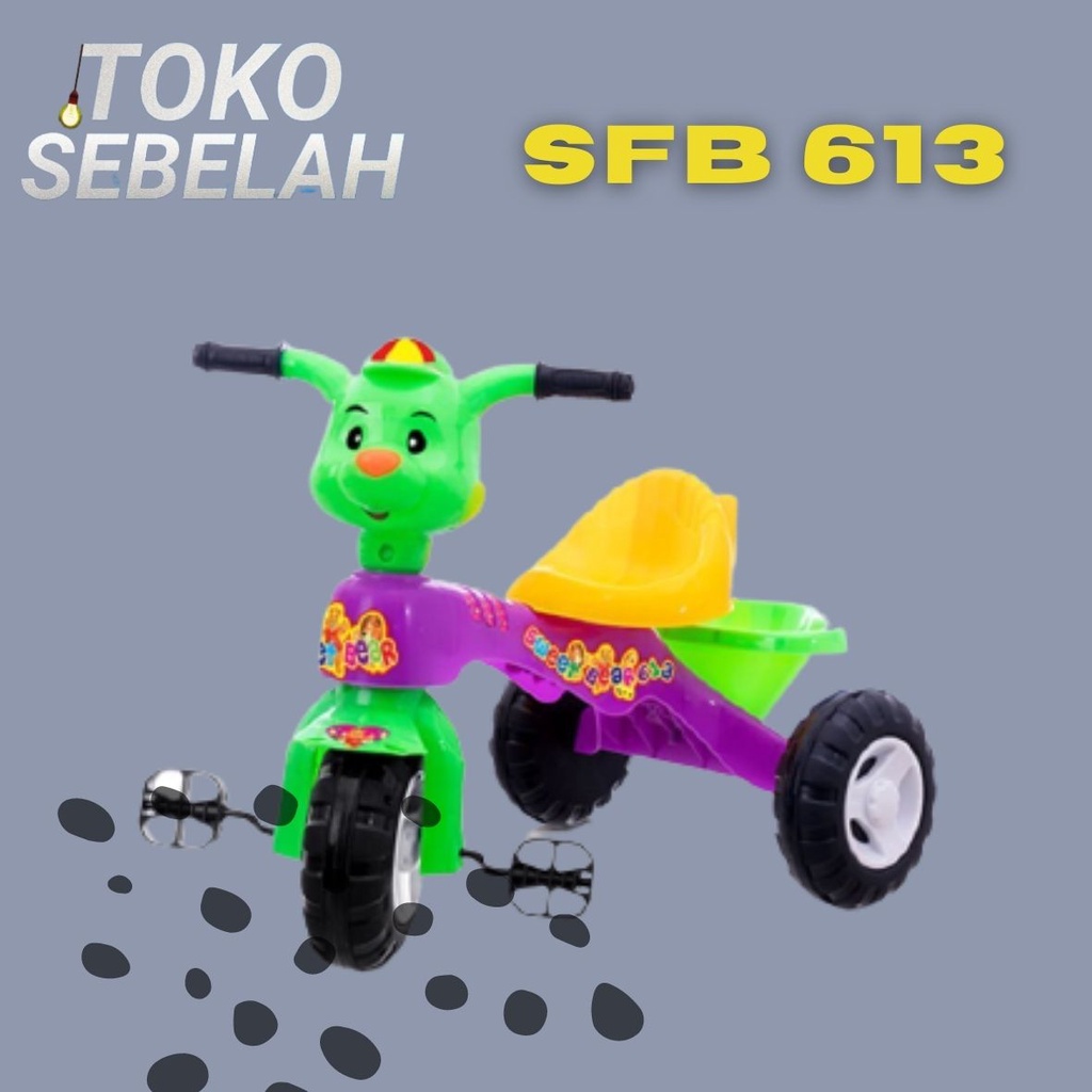 Mainan Anak Sepeda Roda Tiga Plastik SHP toys Tricycle SFB 613