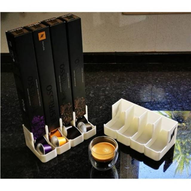 Nespresso Kapsul Capsule Dispenser Holder 4 Slots For Nespresso Coffee Capsules