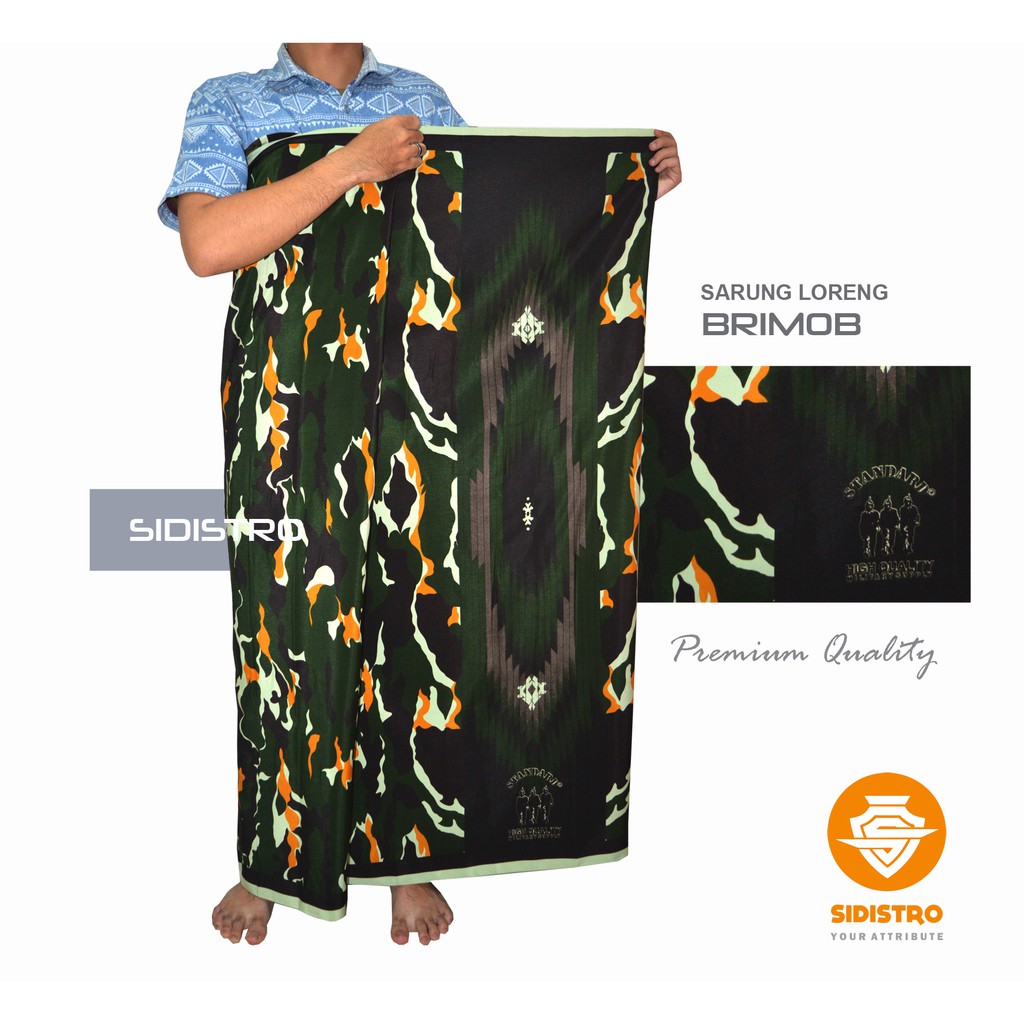 SARUNG LORENG MOTIF BRIMOB POLISI ORIGINAL AMMO STANDART