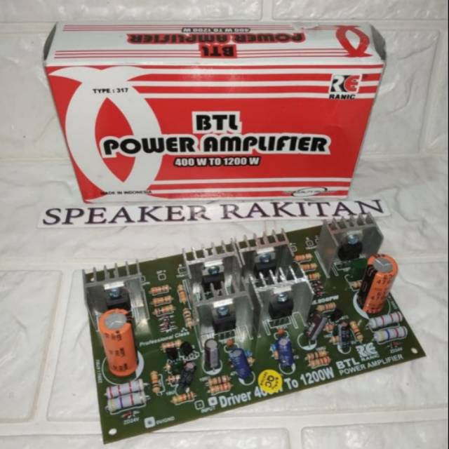 Kit Driver Power Amplifier BTL 400-1200W 317