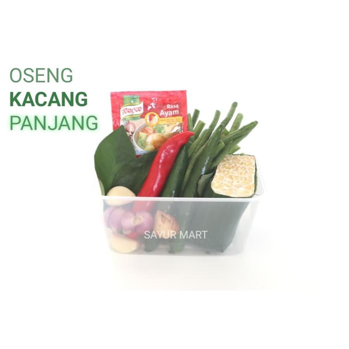 

PAKET SEGAR OSENG KACANG PANJANG Lengkap!