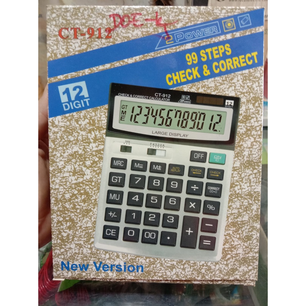

Kalkulator CT-912 12 Digit Kalkulator