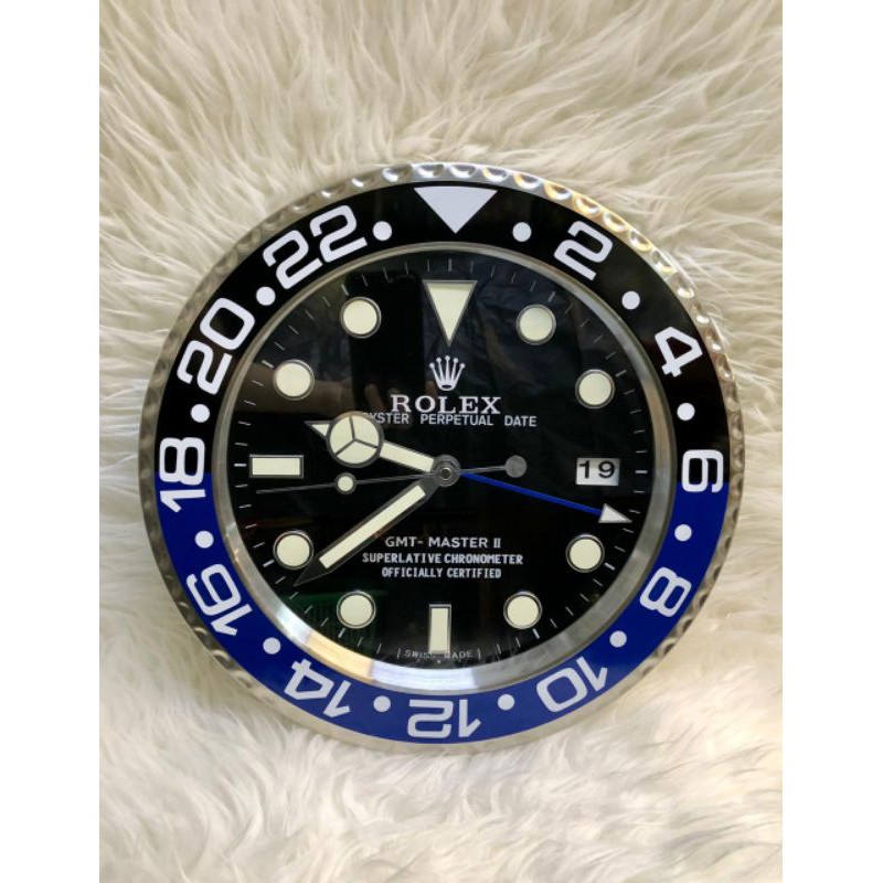 Jam Dinding Rolex GMT Master II Oyester Perpetual Date Swiss Clone 1:1