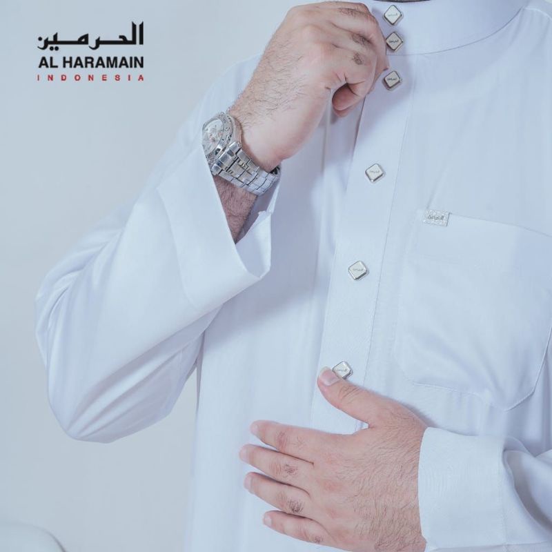 JUBAH AL-HARAMAIN PREMIUM KHUSUS WARNA PUTIH
