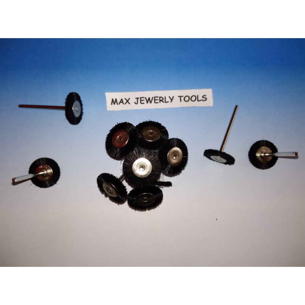 Mata bor bor gantung black bristle brush with handle