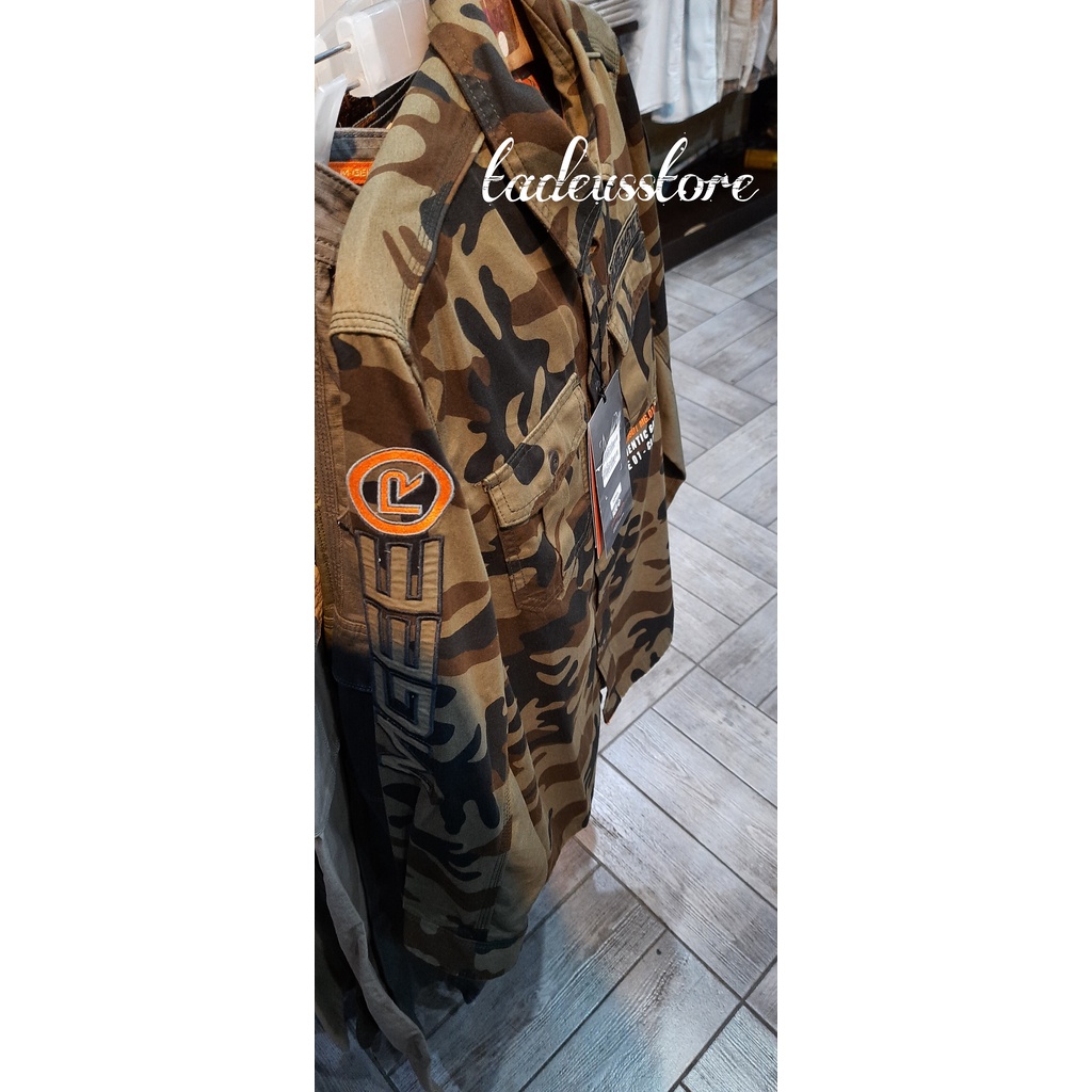 Kemeja Jaket Pria Original MGEE 3451C Outdoor North 002 Green