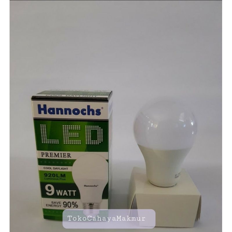 Lampu LED Premier 9w 9watt Hannochs Hemat Energy