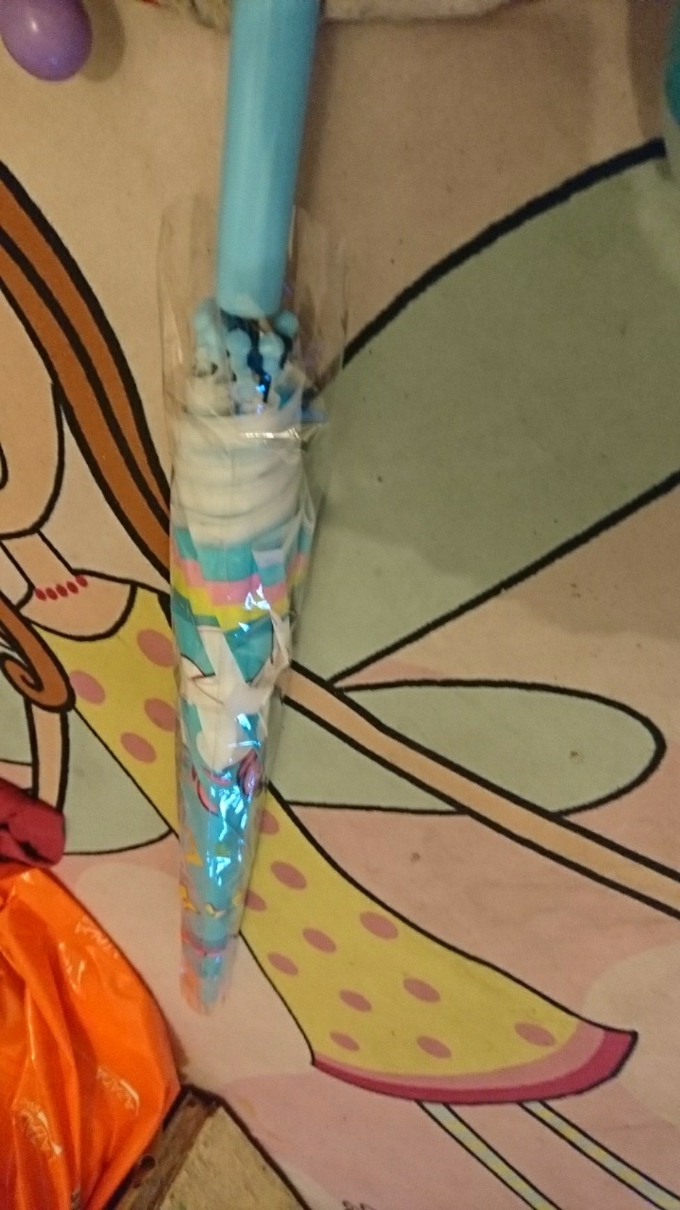 Payung Anak Unicorn / Tongkat / Dof / Plastik - 1171