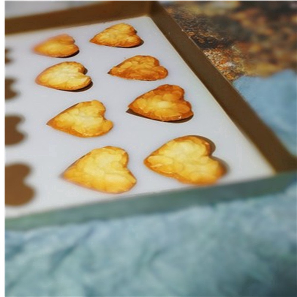 12 Cavity Thin Tile Crisp Pad Mold Candy Biscuit Mold DIY Accessories