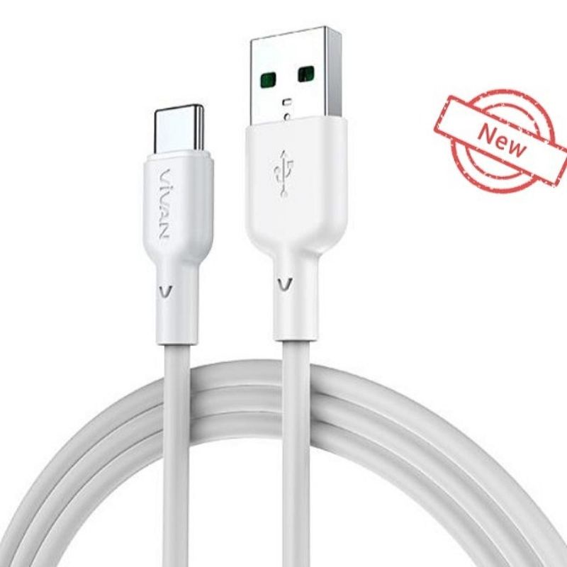 [VIVAN] Kabel Data Type C 65W Super Flash Charge 6,5A Cable Usb type C Quick Charge Super Vooc 65W V-QC