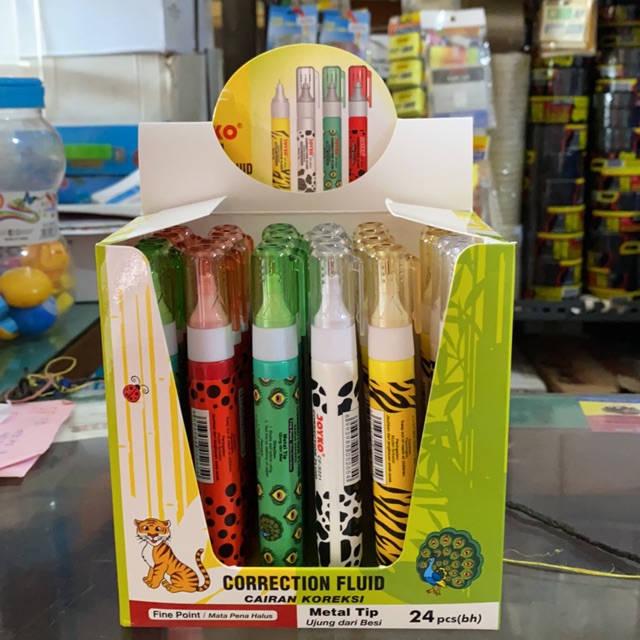 

( 1 pcs ) Correction Fluid Pen / Tip ex bentuk Pulpen / TIPX Pen CF-S221 / CF-S224 Joyko