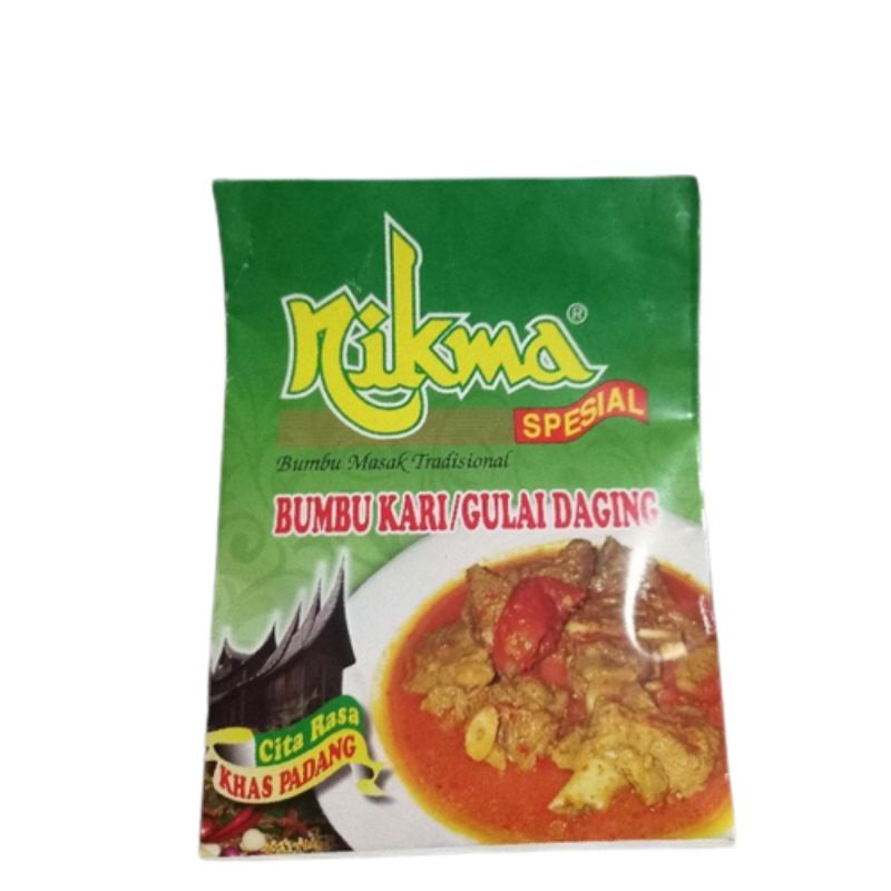 Jual Bumbu Gulai Kari Daging Ayam Nikma Selamat Padang Indonesia Shopee Indonesia