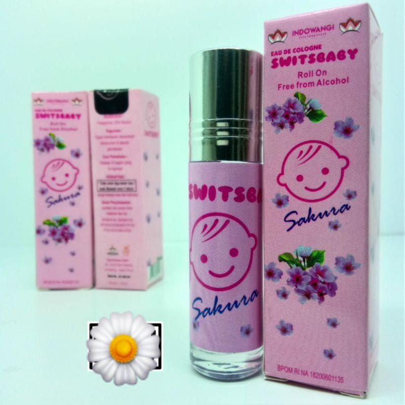 Medan Termurah Premium Material Roll on non alkohol Parfume 7ml Switsbaby