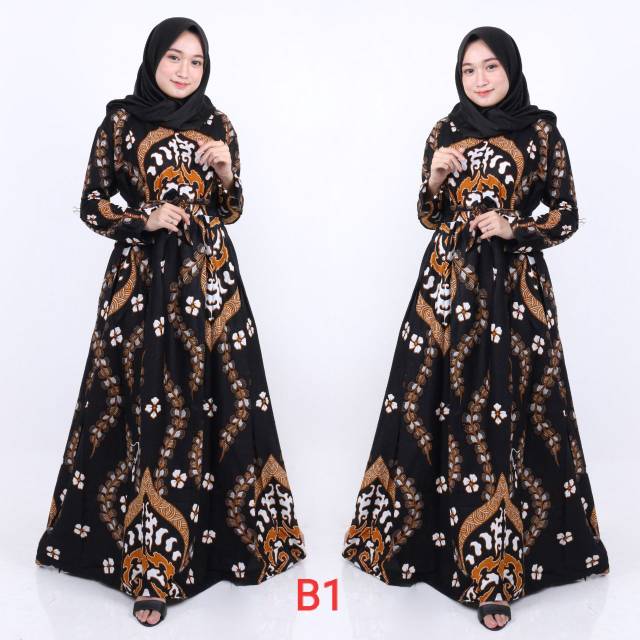 Batik gamis pekalongan ori