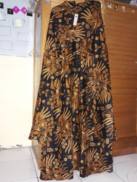 Maxi Cape Batik Sogan