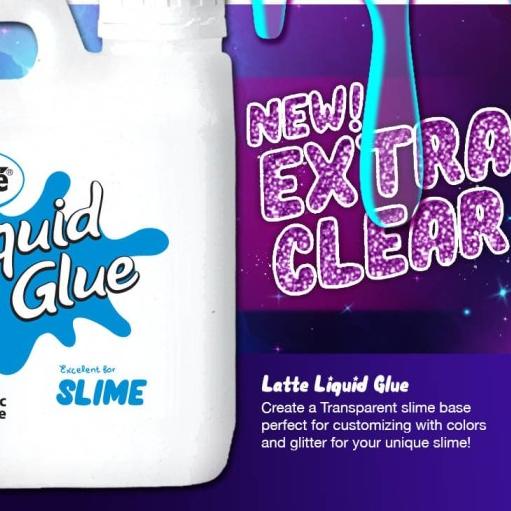 

❄ jual lem LATTE LIQUID GLUE cair untuk SLIME 500ML 500 ml ✈