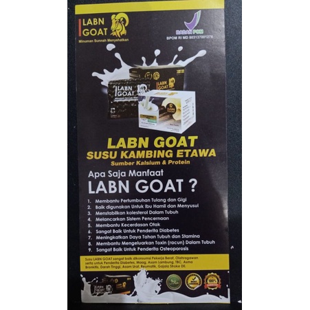

Susu Kambing Etawa Labn Goat Gula Arean