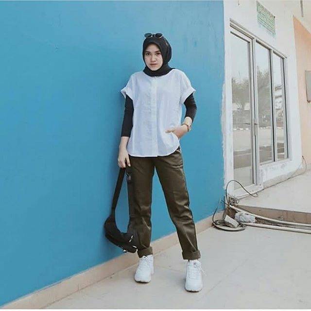 Baju Yang Cocok Untuk  Celana  Baggy  Pants  Army Tips 