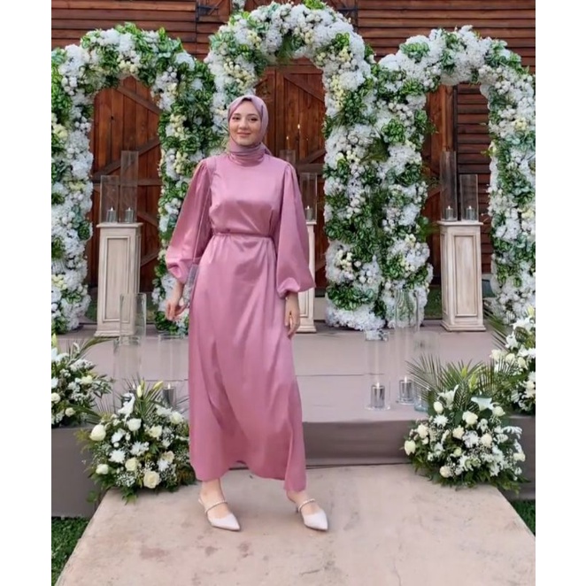 Hanum Dress Kondangan Dress Terbaru Dress Simple Dress Premium