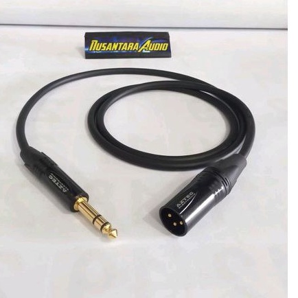 kabel trs to xlr male 1 meter mogami quad 2534 original japan