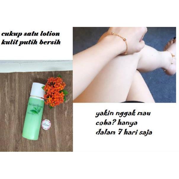 (XTRA.id) - pemutih greentea hb super platinum dosting body lotion body whitening lotion pemutih sup