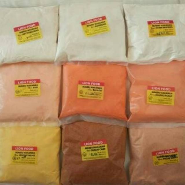 

SEASONING FOOD / BUMBU TABUR LION FOOD 250 GRAM