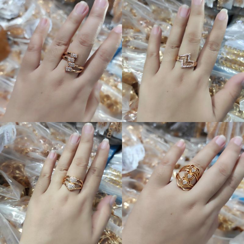 cincin dewasa perhiasan fashion wanita mewah