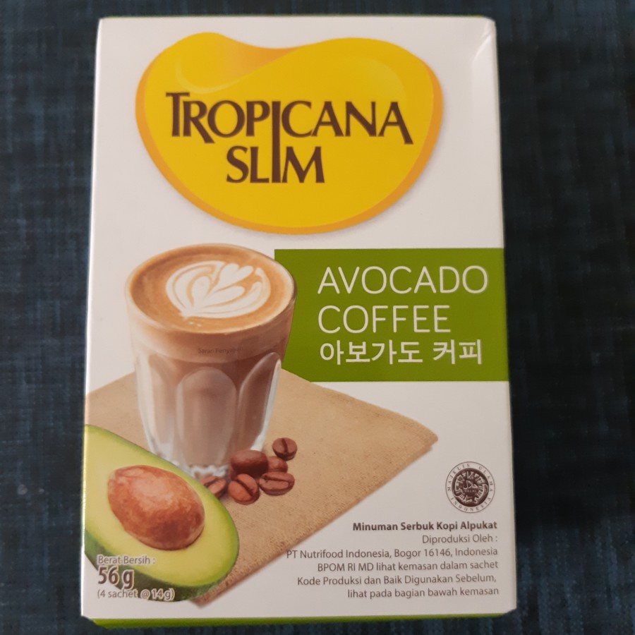 

TROPICANA SLIM AVOCADO COFFEE 56GR